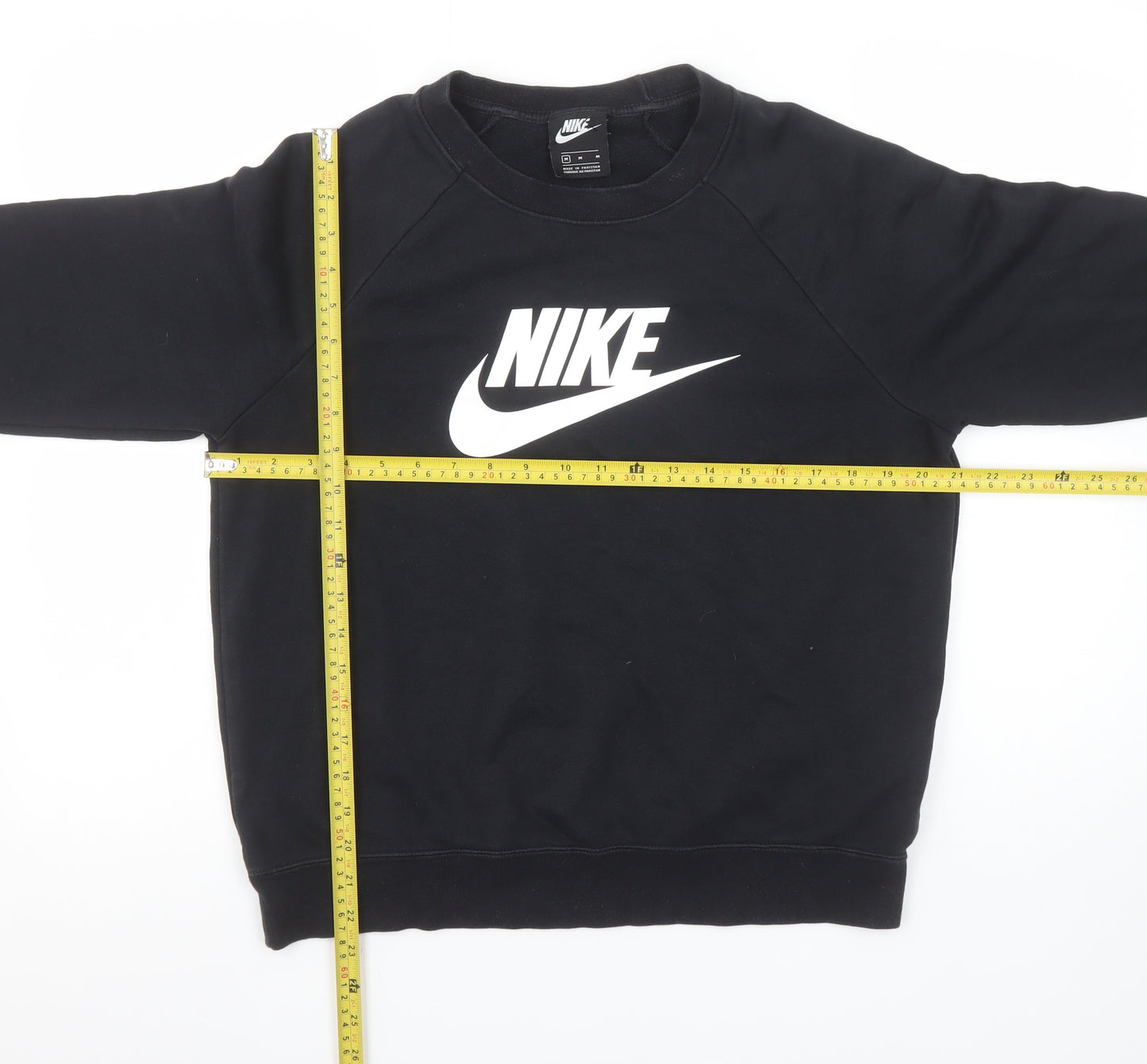 Nike Women's Black Crew Neck Pullover Sweatshirt Size M