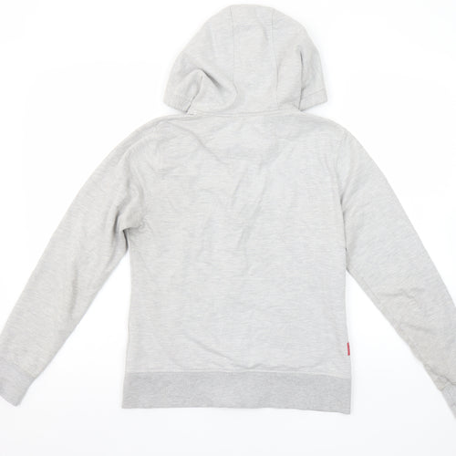 Raging Bull Women's Grey Full Zip Hoodie Size 10 Cotton Blend