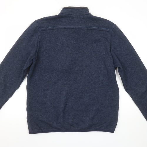 Decathlon Men’s Blue XL Fleece 1/4 Zip Pullover Sweatshirt