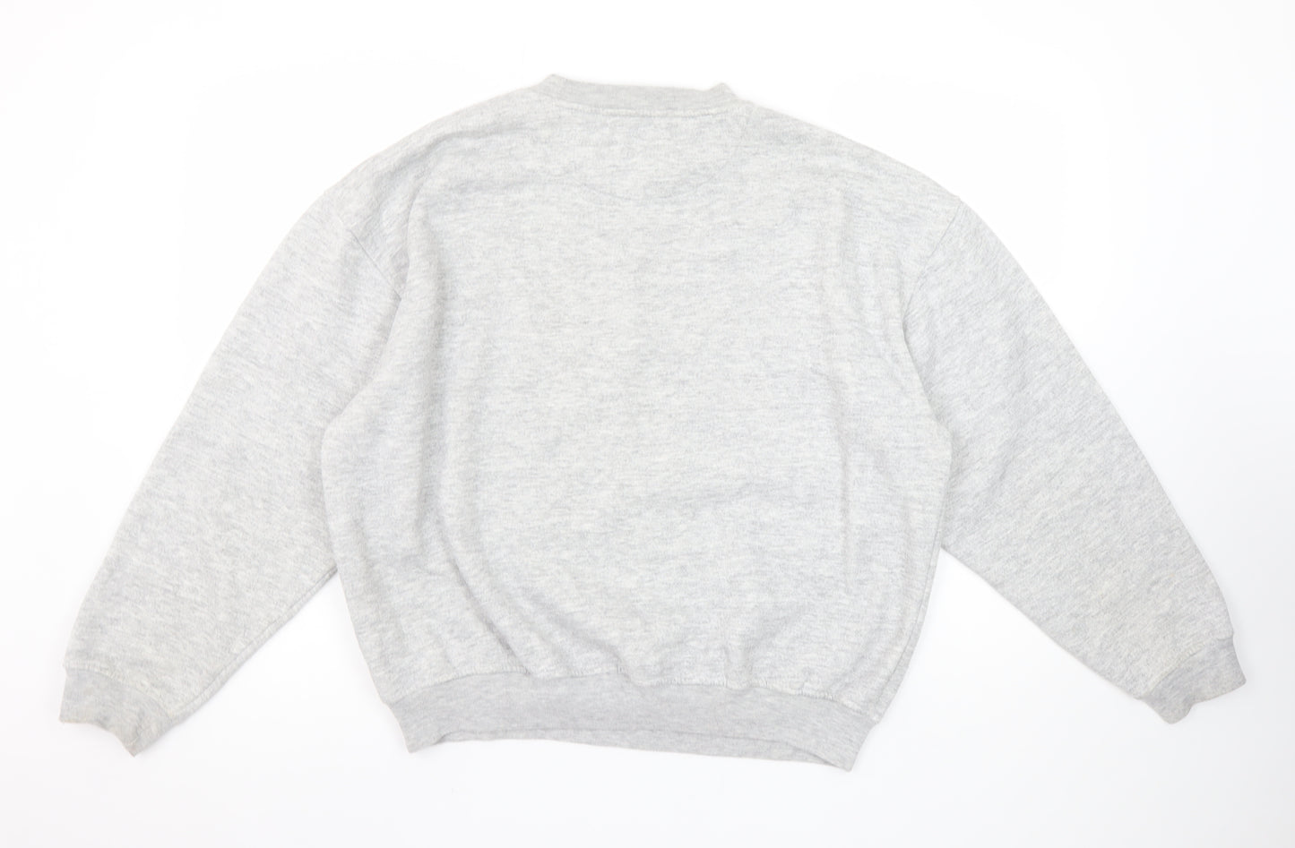 Donnay Women’s Grey Pullover Sweatshirt Medium Logo Casual Jumper