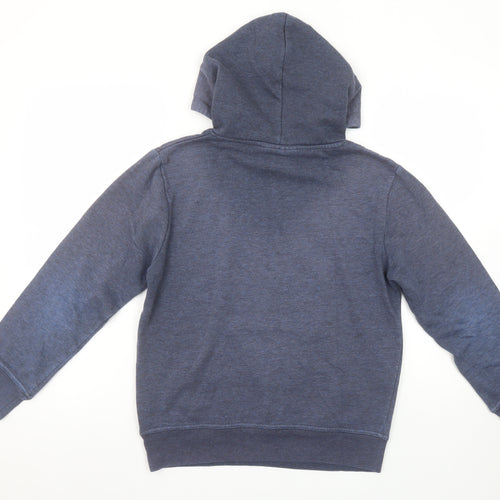 McKenzie Boys Blue Pullover Hoodie 12-13 Years Graphic Print Casual Wear