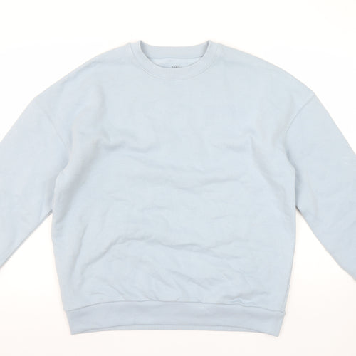 Marks and Spencer Girls Blue Crew Neck Weekend Edition Sweatshirt 13-14 Years