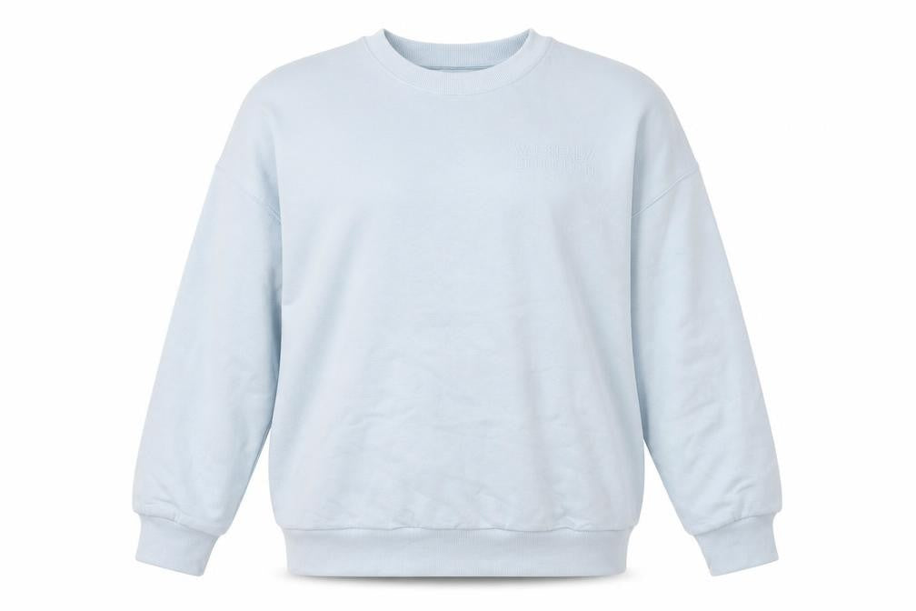 Marks and Spencer Girls Blue Crew Neck Weekend Edition Sweatshirt 13-14 Years