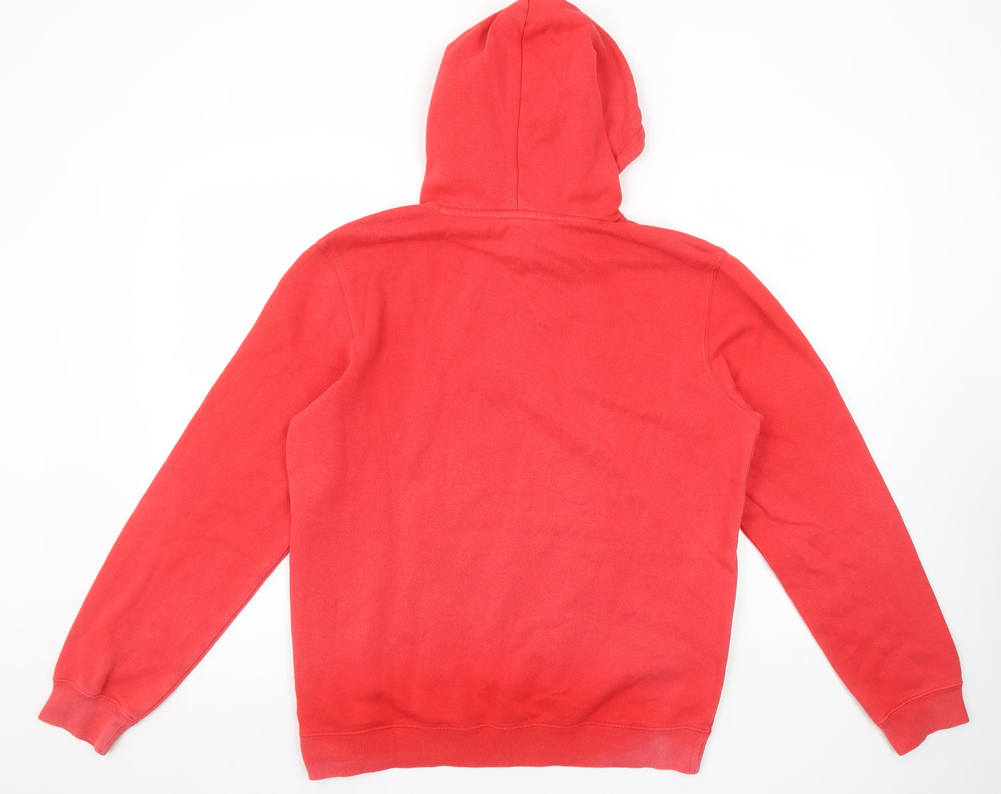 Champion Women’s Red Pullover Hoodie Large Cotton Blend Logo Sweatshirt