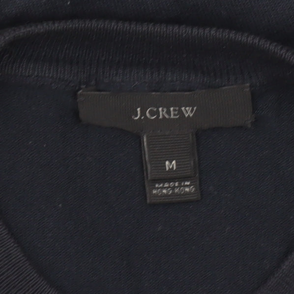 J.Crew Women's Black Cotton Blend Button Cardigan Jumper Size M