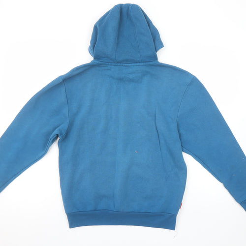 Slazenger Boys Blue Pullover Hoodie 11-12 Years Cotton Blend Casual