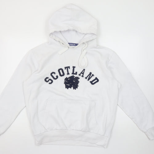 Remember Me Women's White Scotland Hoodie Size M