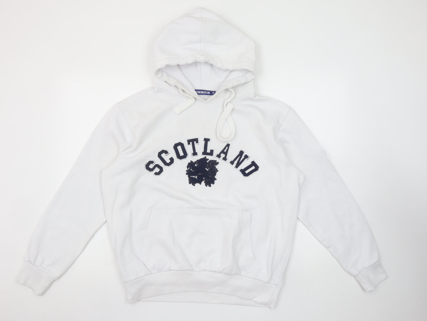 Remember Me Women's White Scotland Hoodie Size M