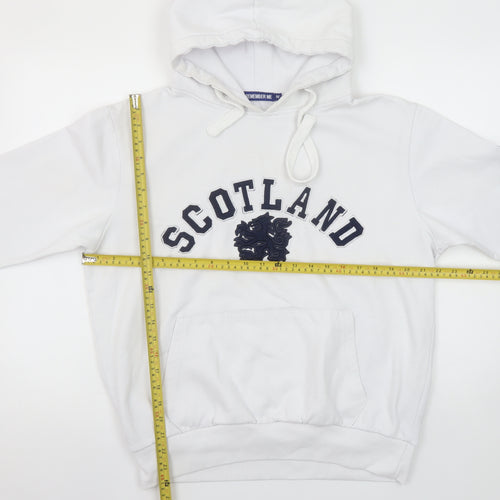 Remember Me Women's White Scotland Hoodie Size M