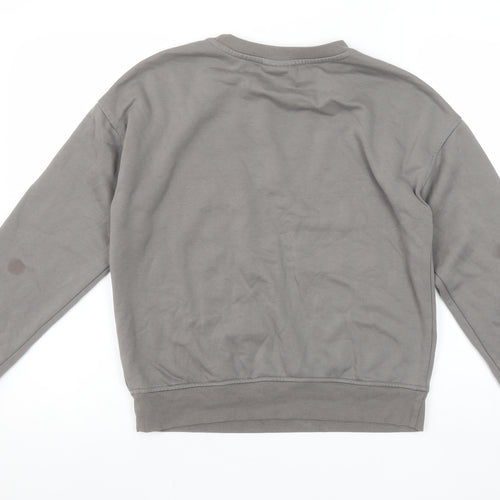 Disney Women's Grey Mickey Mouse Pullover Sweatshirt Size 2XS