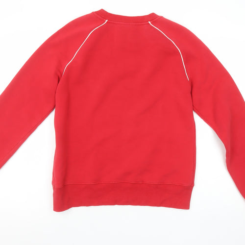 Reebok Women's Red Crew Neck Sweatshirt Size S Classic Fit