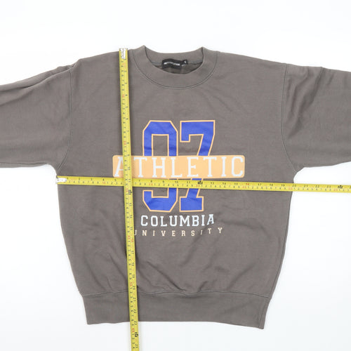 PrettyLittleThing Women’s Grey Athletic 97 Columbia Sweatshirt Small