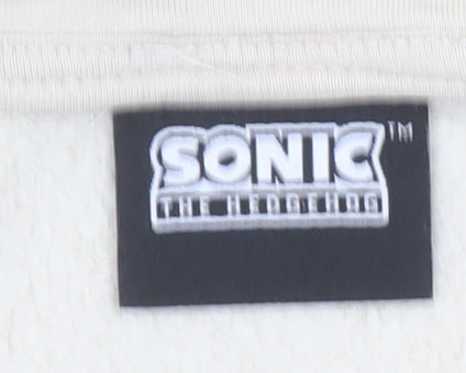 George Girls Beige Sonic the Hedgehog Full Zip Hoodie 12-13 Years