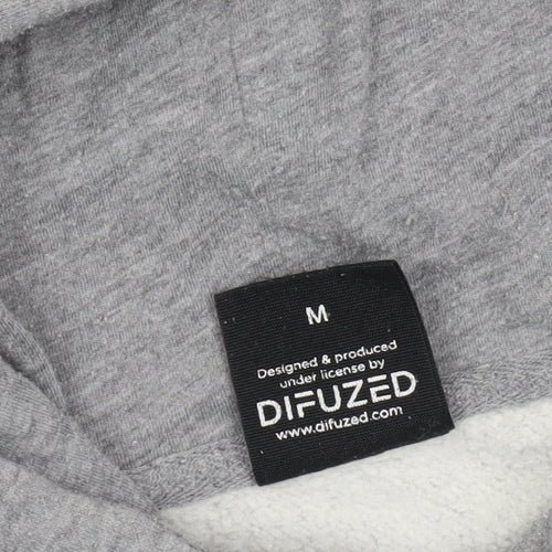 Difuzed Men’s Grey PlayStation Pullover Hoodie Medium Regular Fit