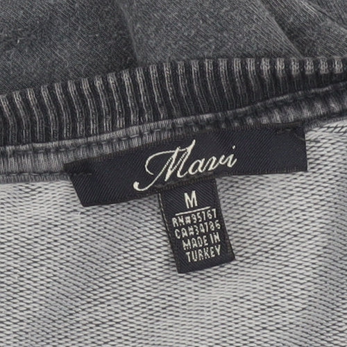 Mavi Womens Grey Crew Neck Pullover Sweatshirt Medium