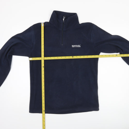 Regatta Men’s Blue Fleece 1/4 Zip Pullover Sweatshirt Size S