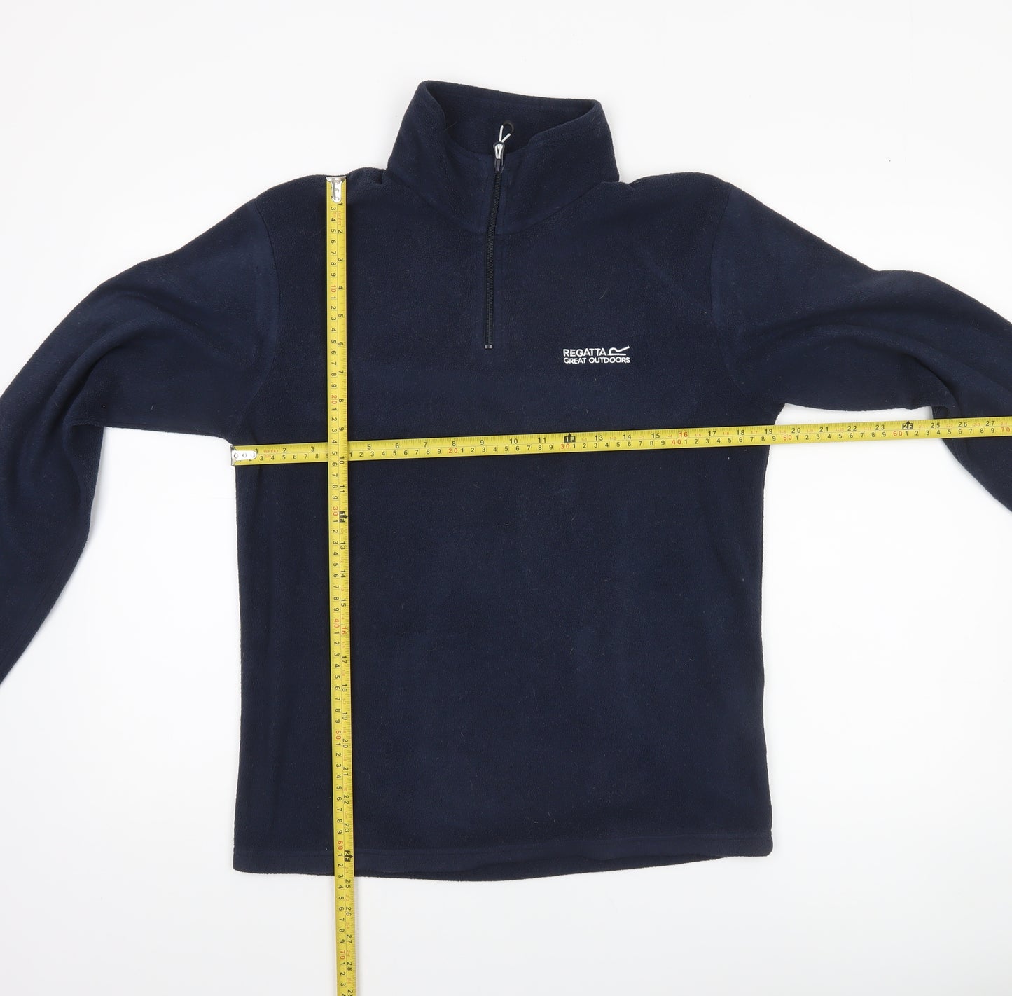 Regatta Men’s Blue Fleece 1/4 Zip Pullover Sweatshirt Size S