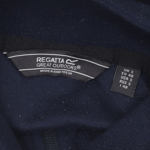 Regatta Men’s Blue Fleece 1/4 Zip Pullover Sweatshirt Size S