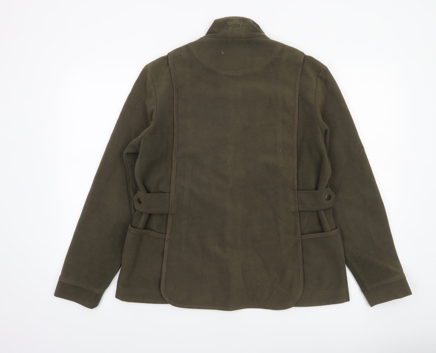 Alan Paine Womens Green Fleece Jacket Size 14 Country Outdoor Style