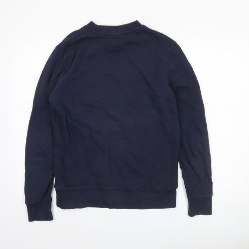 Jack & Jones Men's Blue Small Crew Neck Pullover Sweatshirt