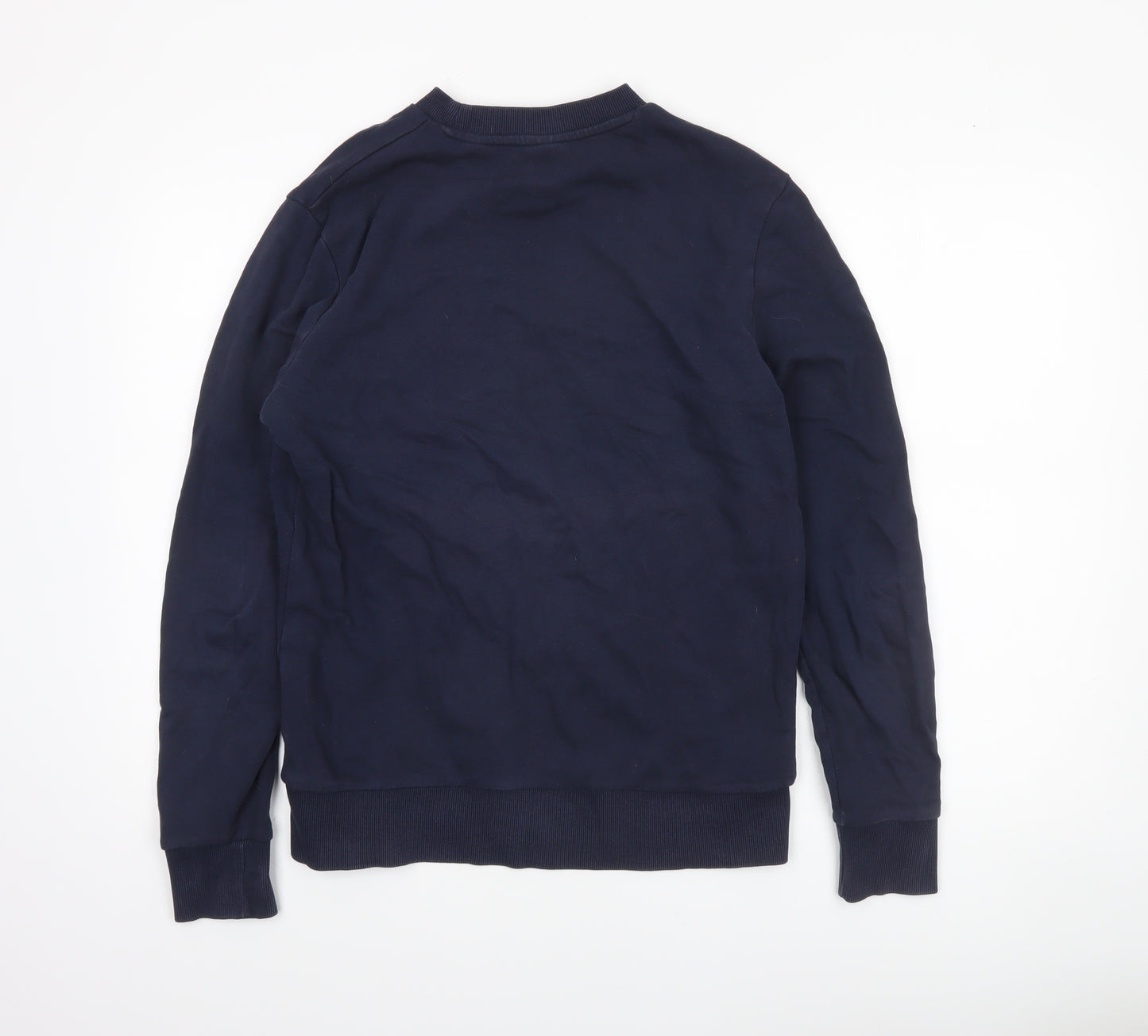 Jack & Jones Men's Blue Small Crew Neck Pullover Sweatshirt