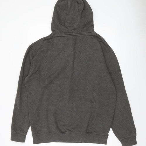 Ellesse Men's Grey Pullover Hoodie Medium Regular Fit Logo Sweatshirt