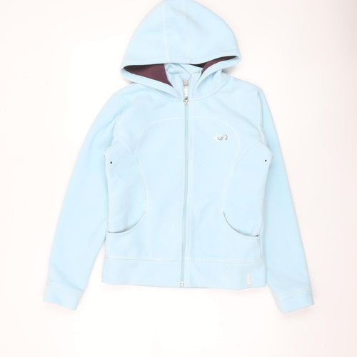 Domyos Girls Blue Full Zip Fleece Hoodie 12 Years