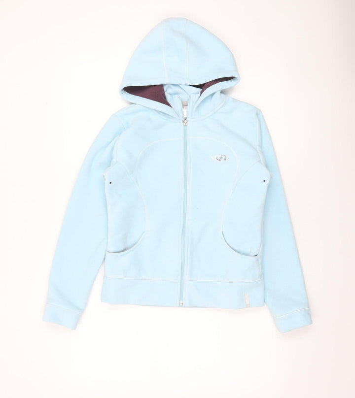 Domyos Girls Blue Full Zip Fleece Hoodie 12 Years