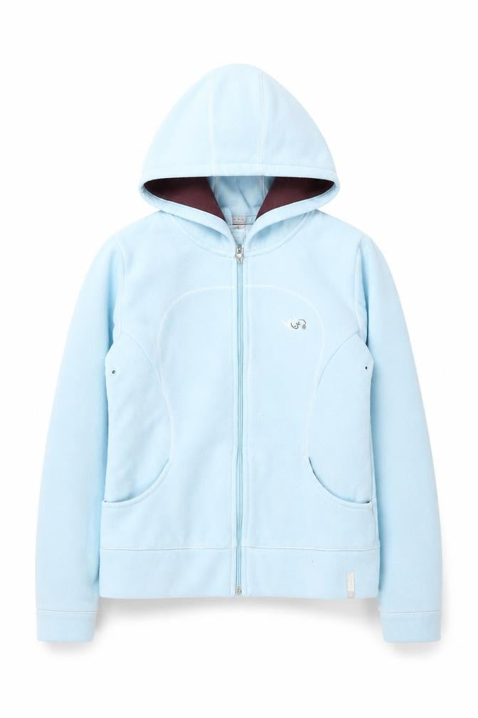 Domyos Girls Blue Full Zip Fleece Hoodie 12 Years