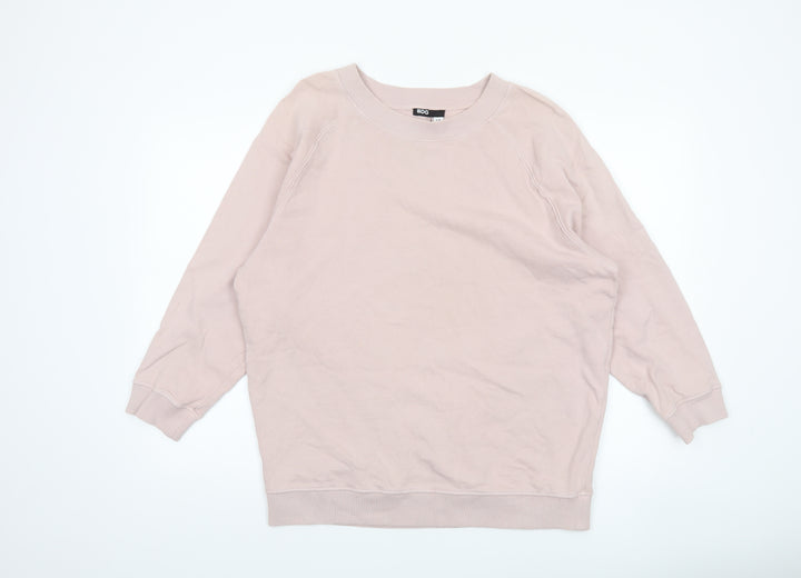 BDG Women Beige Cotton Pullover Sweatshirt Size L