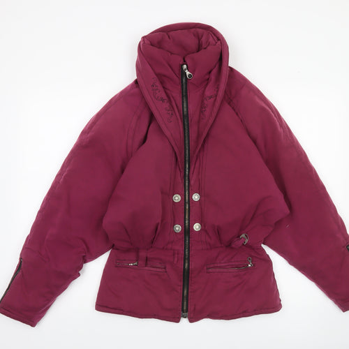 Nils Women's Purple Size 12 Ski Jacket Winter Puffer Style
