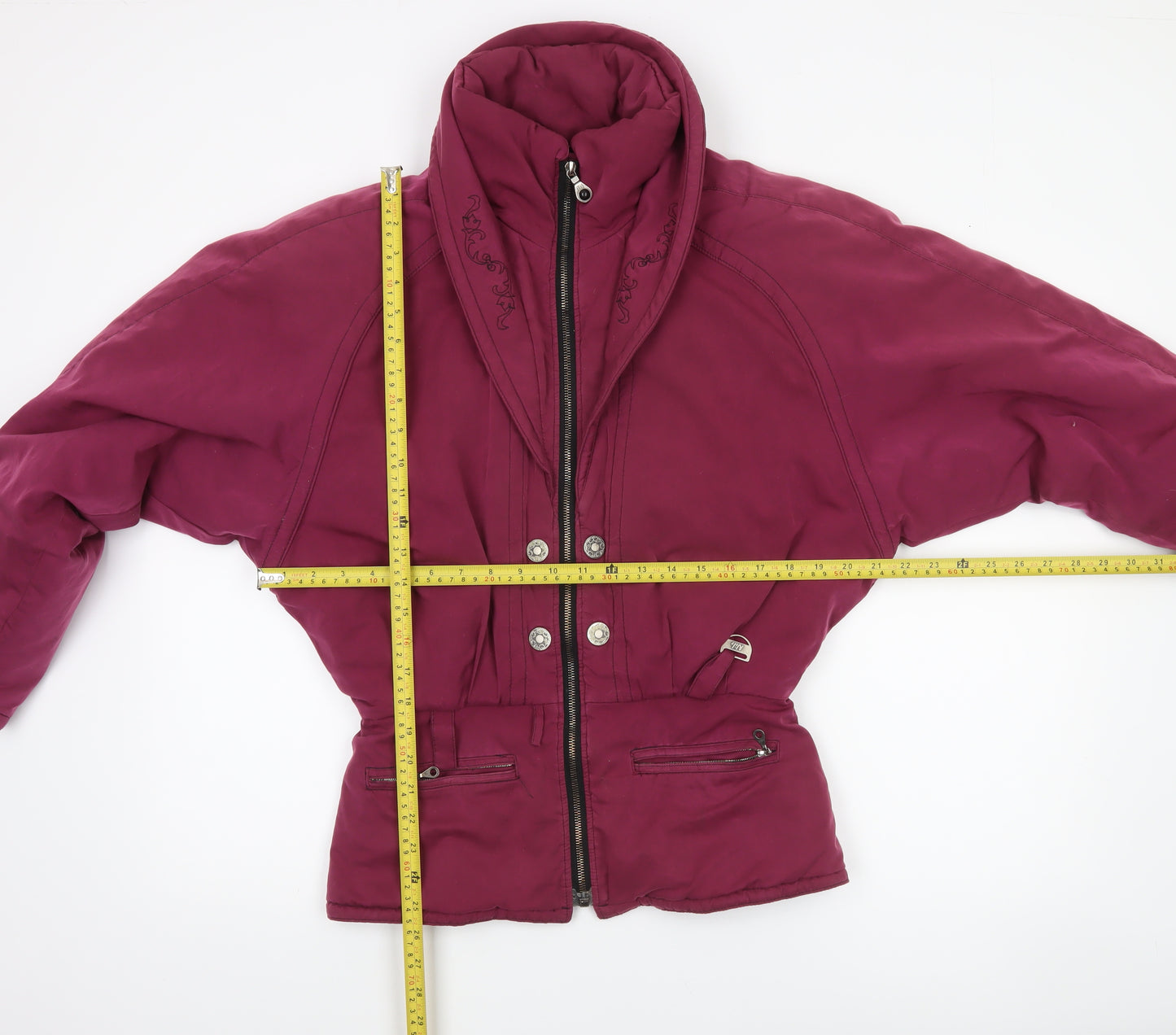 Nils Women's Purple Size 12 Ski Jacket Winter Puffer Style