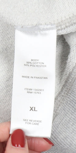 Champion Men's Grey XL Pullover Sweatshirt Classic Logo Crewneck