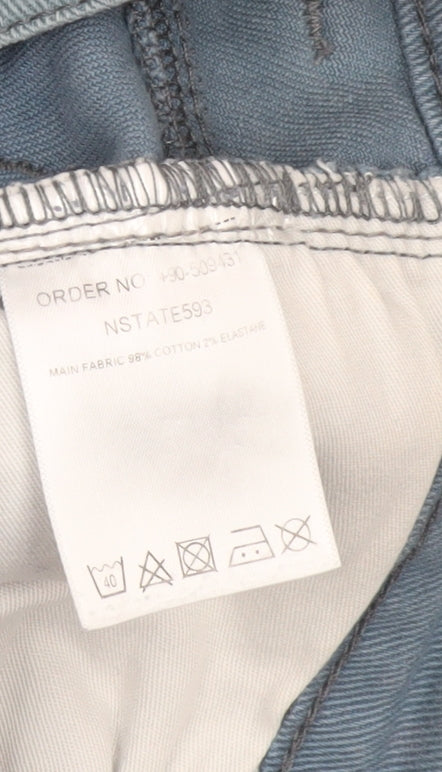 Nanny State Men's Blue Slim Fit Skinny Denim Jeans W28 L32