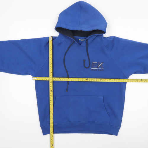 Papini Boys Blue Pullover Hoodie XS Cotton Blend Hooded Sweatshirt