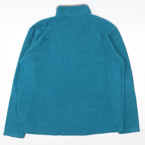 Atlas For Men Blue Fleece 1/4 Zip Pullover Sweatshirt XL