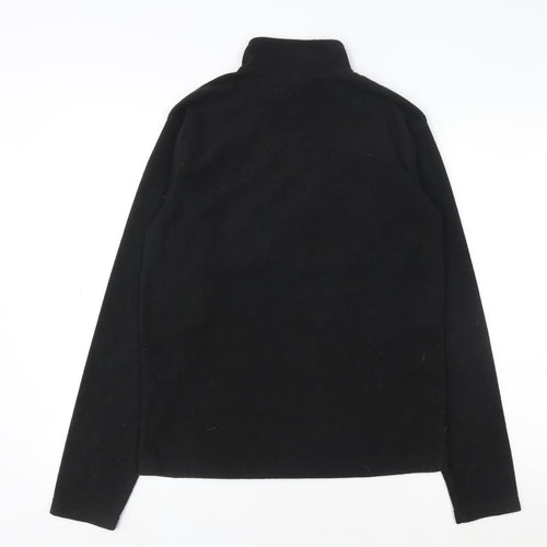Regatta Men's Black Fleece 1/4 Zip Pullover Sweatshirt Size S
