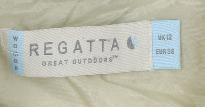 Regatta Womens Ivory Waterproof Parka Jacket Size 12