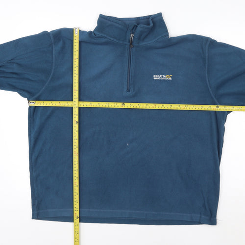 Regatta Men’s Blue Fleece 1/2 Zip Pullover Sweatshirt XL