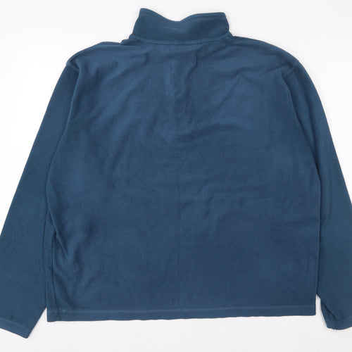 Regatta Men’s Blue Fleece 1/2 Zip Pullover Sweatshirt XL