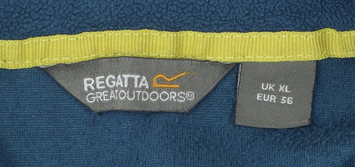 Regatta Men’s Blue Fleece 1/2 Zip Pullover Sweatshirt XL