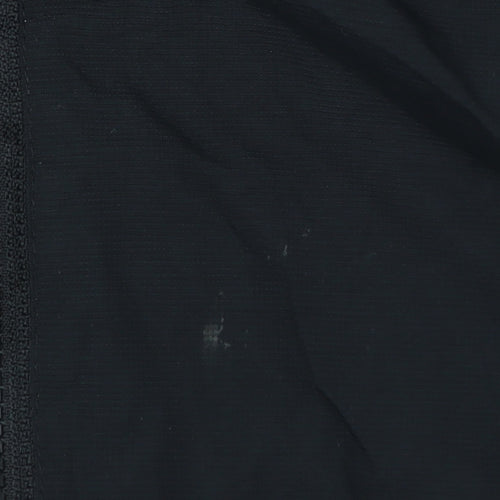 Nuvano Womens Black Lightweight Windbreaker Jacket L