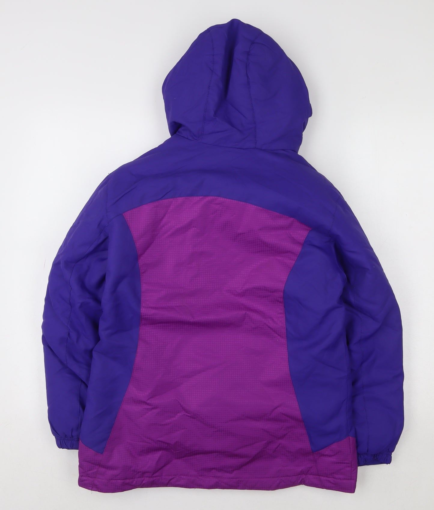 ZeroXposur Girls Purple Hooded Puffer Jacket Size 10-12 Years Winter Coat