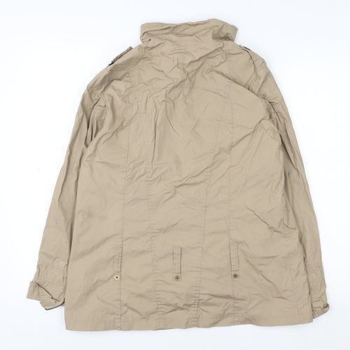 Marks and Spencer Women's Beige Cotton Trench Coat UK 14