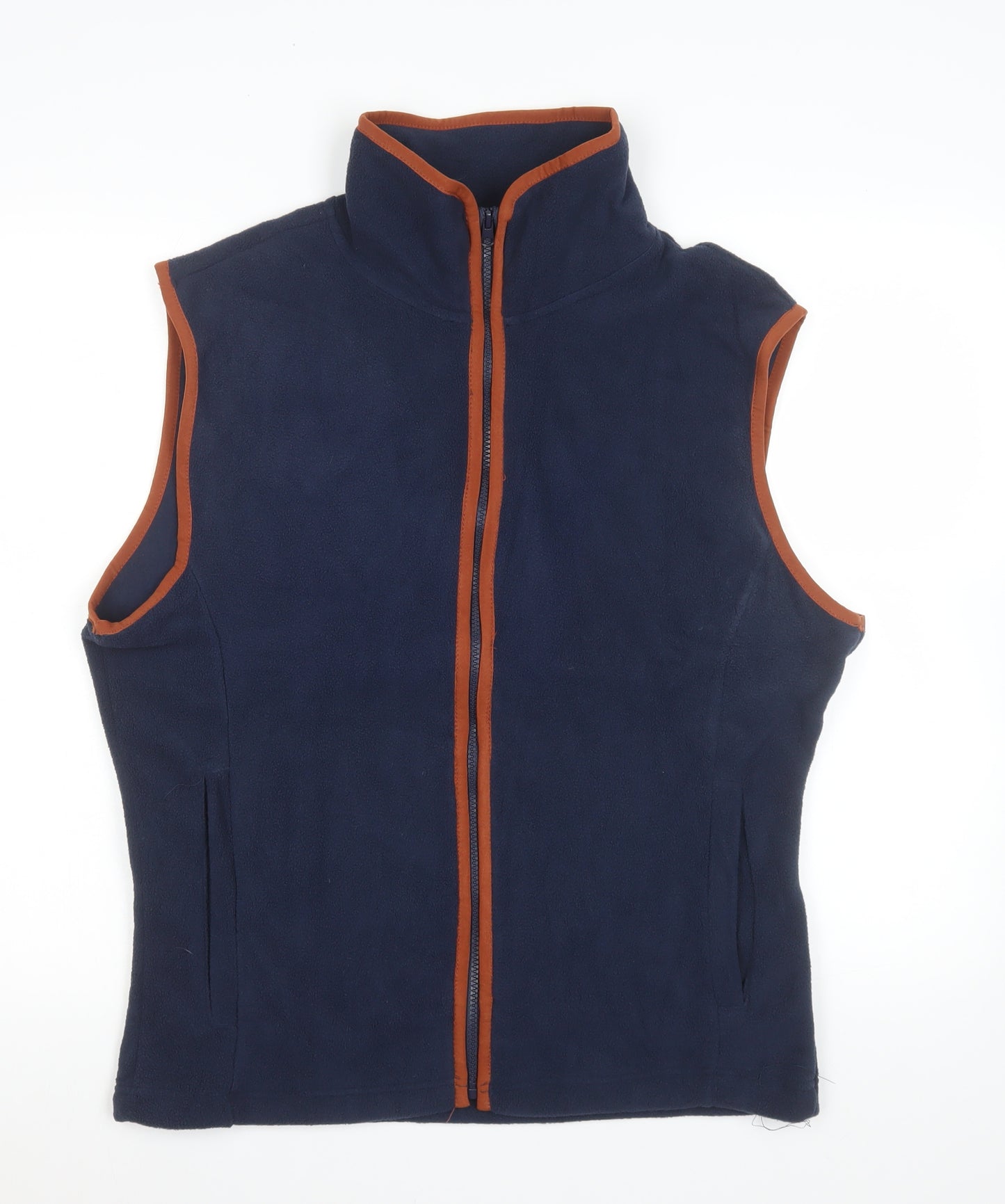Moda Nova Women's Blue Fleece Waistcoat Bodywarmer S