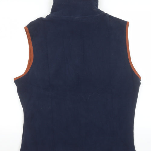 Moda Nova Women's Blue Fleece Waistcoat Bodywarmer S