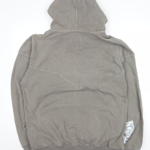 Pray Men’s Grey XL Pullover Hoodie Cotton Fleece Sweatshirt