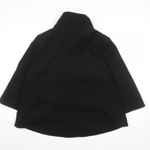 Be Beau Women's Black Size 14 Biker Jacket with Zip Details