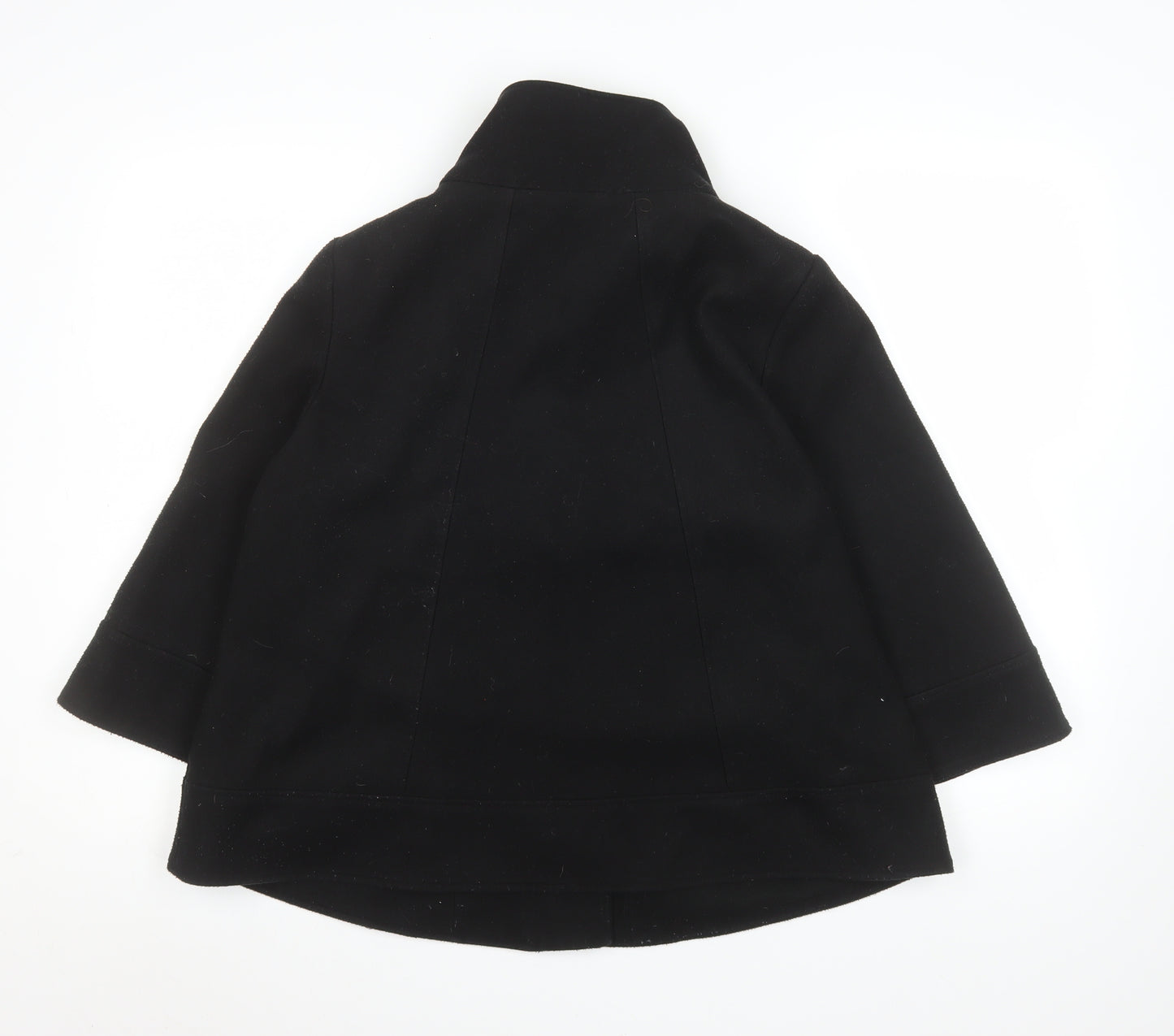 Be Beau Women's Black Size 14 Biker Jacket with Zip Details