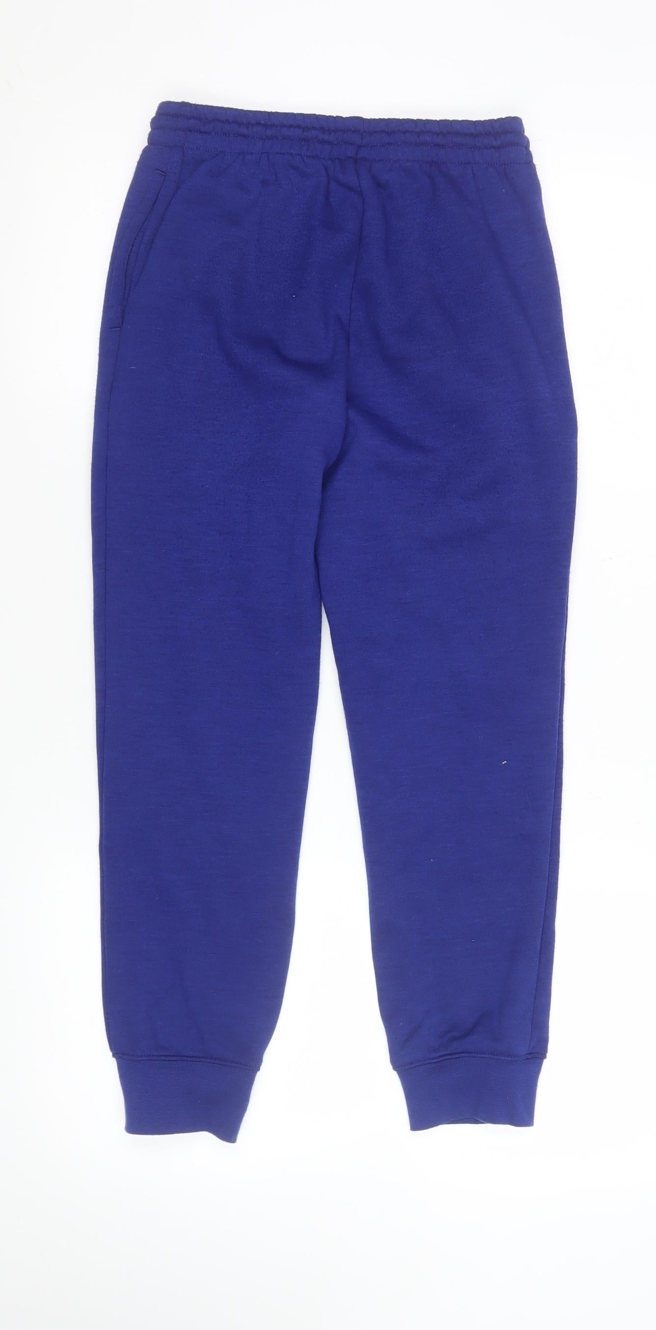 Jordan Boys Blue Jogger Sweatpants 10-12 Years Cotton Blend Activewear